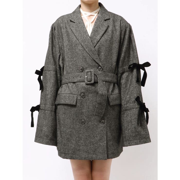 スリーブリボンジャケットコート | jouetie | 詳細画像46 