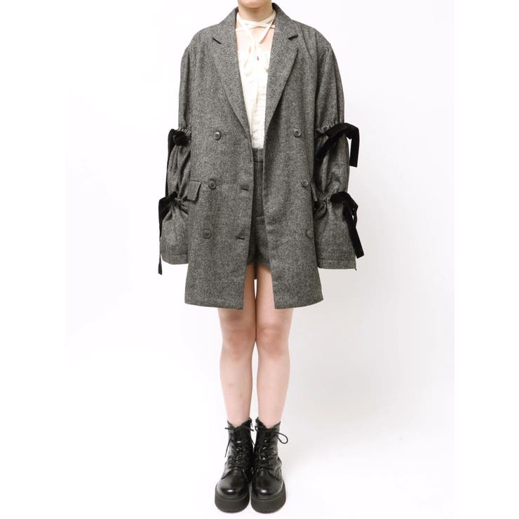 スリーブリボンジャケットコート | jouetie | 詳細画像47 