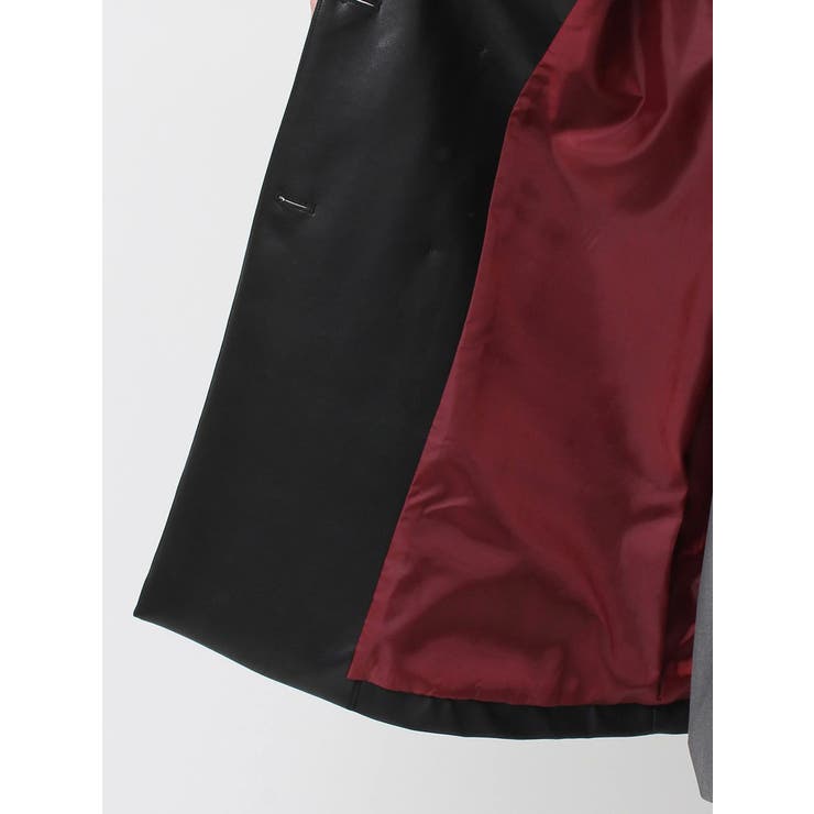 フェイクレザーAラインジャケット | jouetie | 詳細画像32 