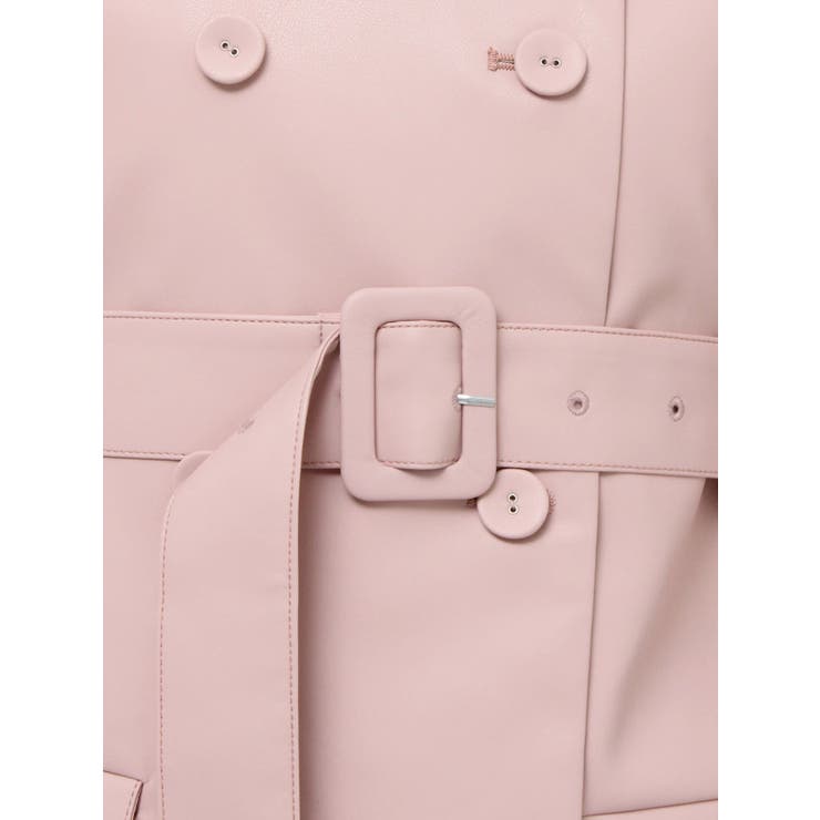 フェイクレザーAラインジャケット | jouetie | 詳細画像40 