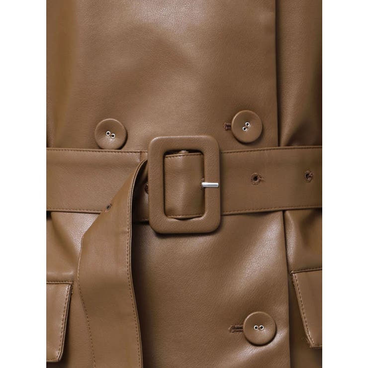 フェイクレザーAラインジャケット | jouetie | 詳細画像41 