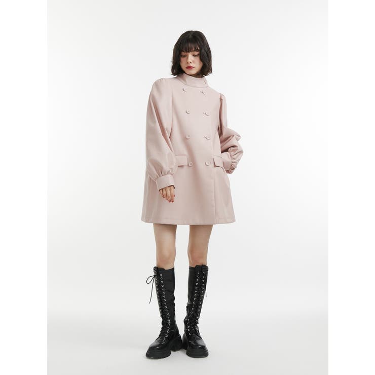 フェイクレザーAラインジャケット | jouetie | 詳細画像9 