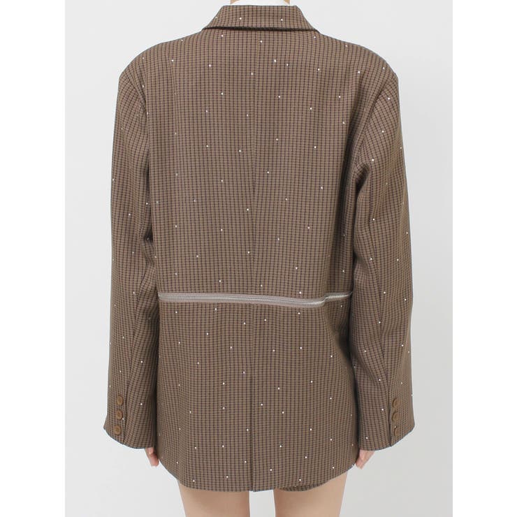 ラインストーンテーラードジャケット【セットアップ対応】 | jouetie | 詳細画像25 