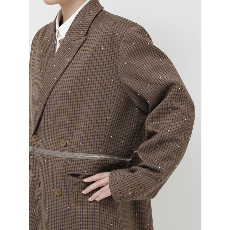 ラインストーンテーラードジャケット【セットアップ対応】 | jouetie | 詳細画像27 