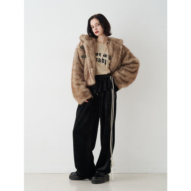 ベルトフードファージャケット | jouetie | 詳細画像15 