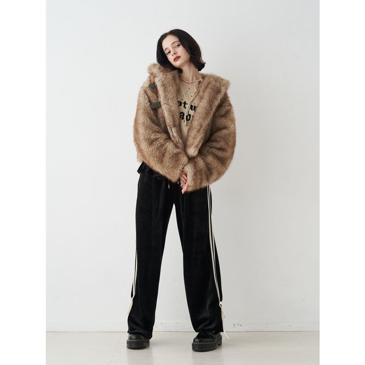 ベルトフードファージャケット | jouetie | 詳細画像16 