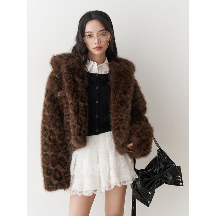 ベルトフードファージャケット | jouetie | 詳細画像18 