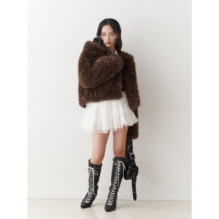 ベルトフードファージャケット | jouetie | 詳細画像20 