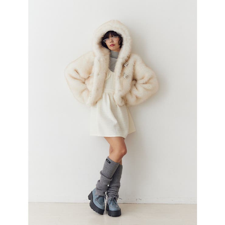 ベルトフードファージャケット | jouetie | 詳細画像25 