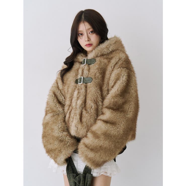 ベルトフードファージャケット | jouetie | 詳細画像26 