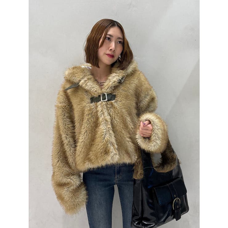 ベルトフードファージャケット | jouetie | 詳細画像39 