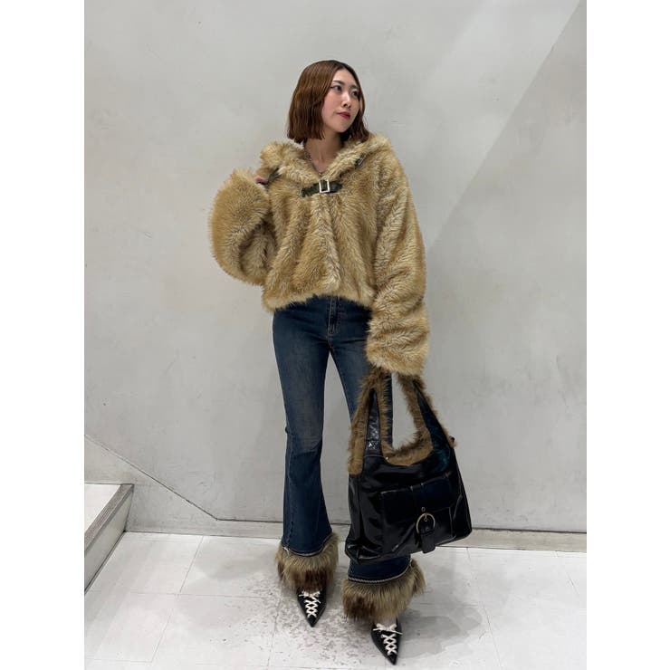 ベルトフードファージャケット | jouetie | 詳細画像40 