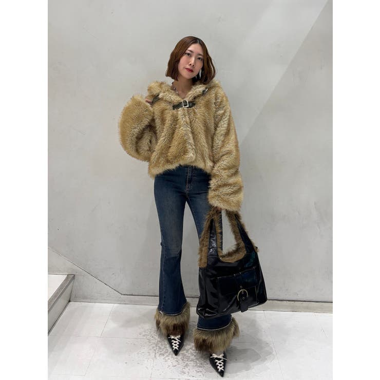 ベルトフードファージャケット | jouetie | 詳細画像41 