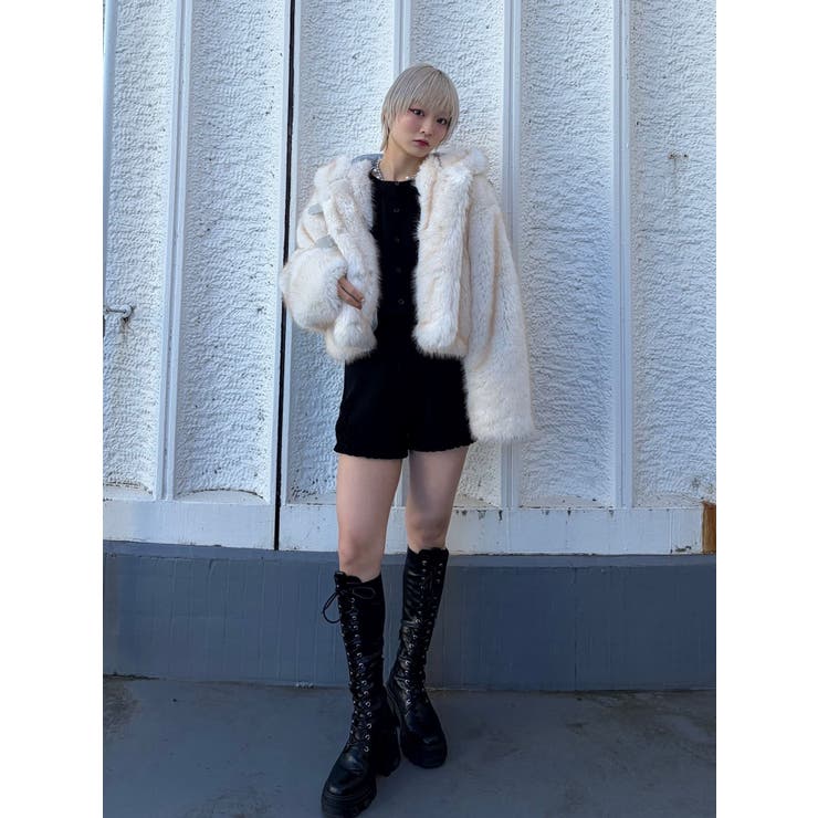 ベルトフードファージャケット | jouetie | 詳細画像46 