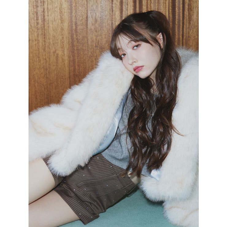 ベルトフードファージャケット | jouetie | 詳細画像8 