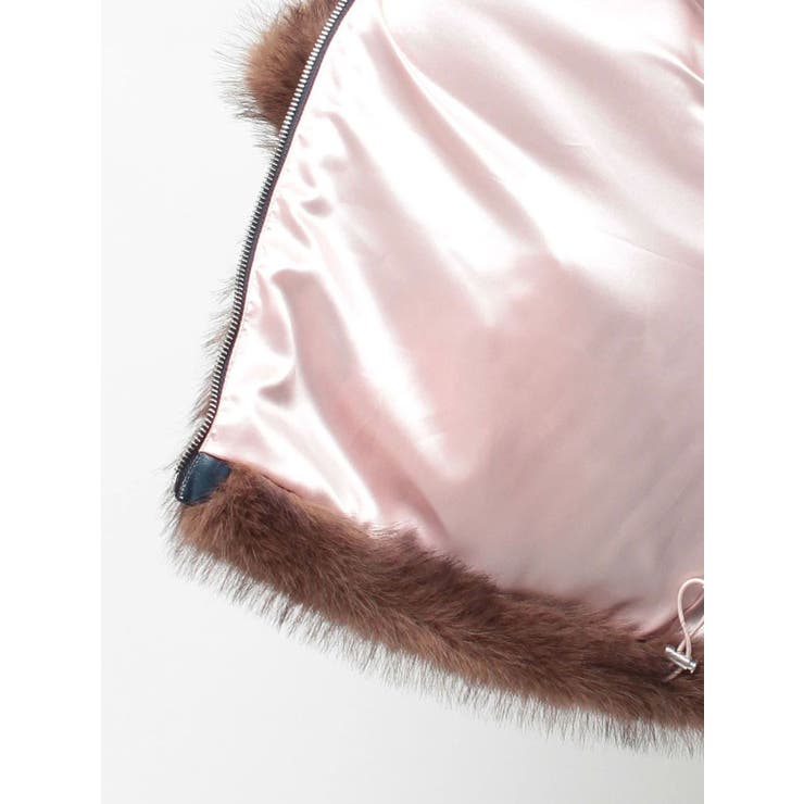 【WEB限定】ベルトミドルファーコート | jouetie | 詳細画像28 