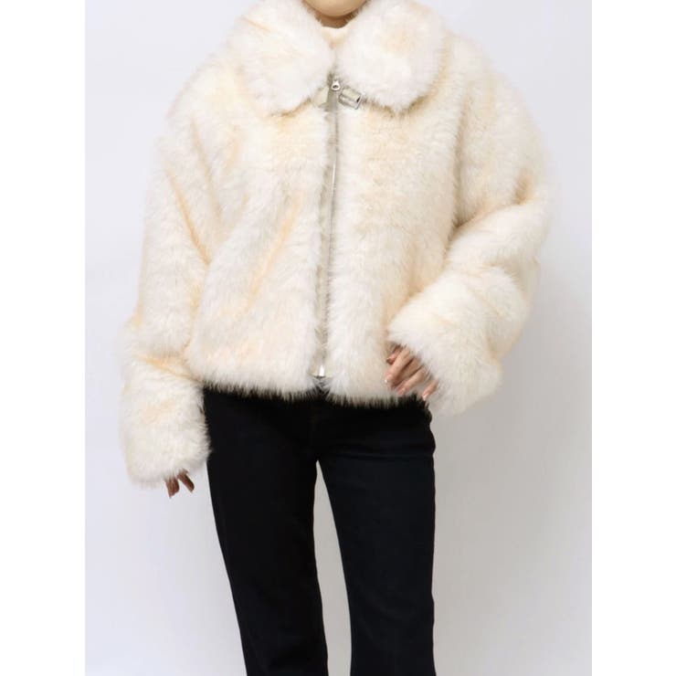 【WEB限定】ベルトミドルファーコート | jouetie | 詳細画像48 