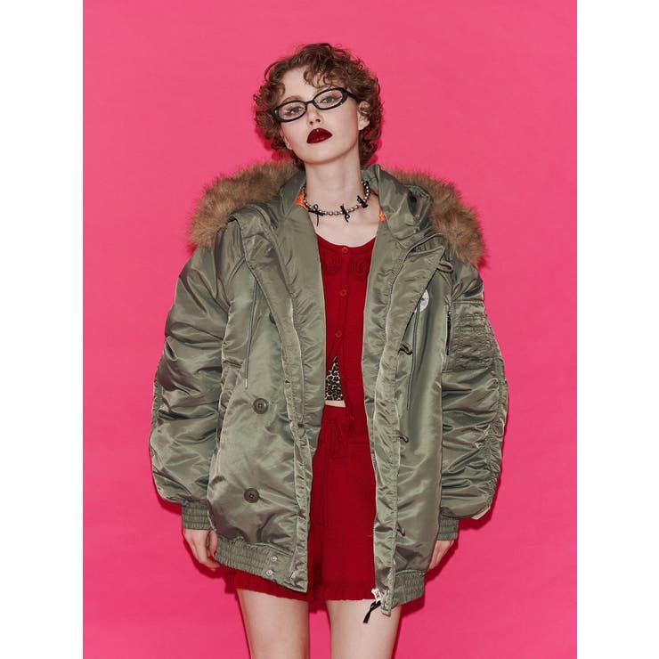 ルーズN2Bブルゾン | jouetie | 詳細画像15 