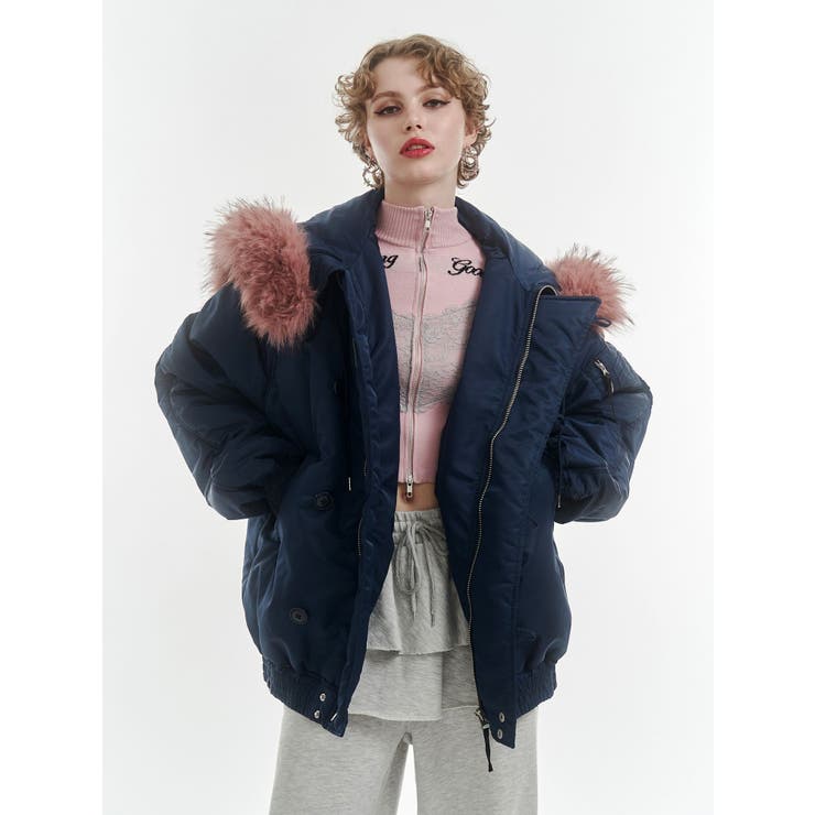 jouetie❤️ルーズN2Bブルゾン・ネイビー ルーズN2Bブルゾン[品番：MKSW0066245]｜jouetie（ジュエティ）の