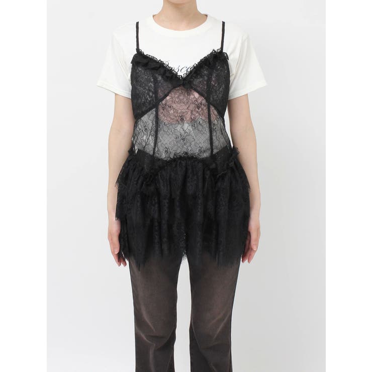 フリルランジェリーレースミニワンピース | jouetie | 詳細画像13 