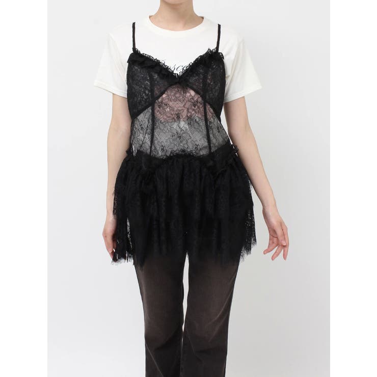 フリルランジェリーレースミニワンピース | jouetie | 詳細画像24 