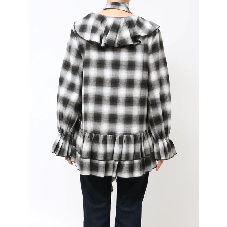 ラッフルフリルネルチュニック | jouetie | 詳細画像23 