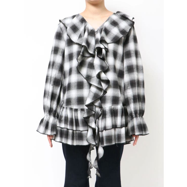 ラッフルフリルネルチュニック | jouetie | 詳細画像28 