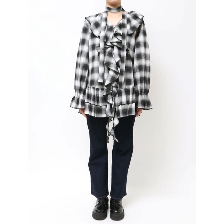 ラッフルフリルネルチュニック | jouetie | 詳細画像29 