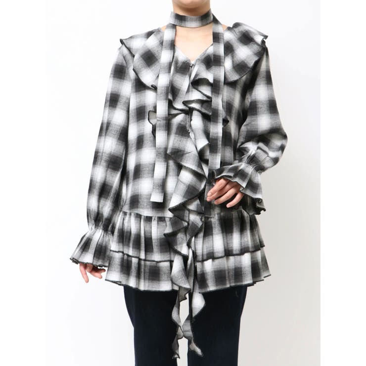 ラッフルフリルネルチュニック | jouetie | 詳細画像33 