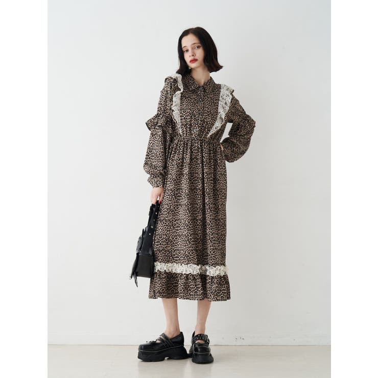 ラッフルフリルロングワンピース | jouetie | 詳細画像5 