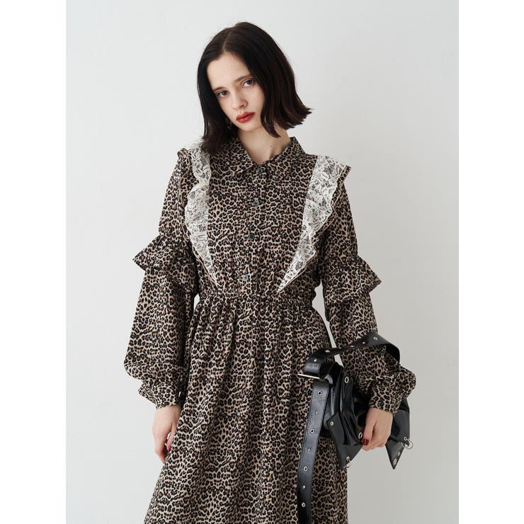 ラッフルフリルロングワンピース | jouetie | 詳細画像7 