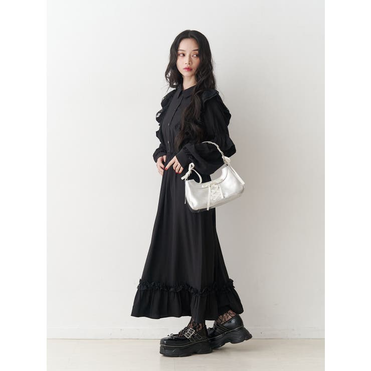 ラッフルフリルロングワンピース | jouetie | 詳細画像9 