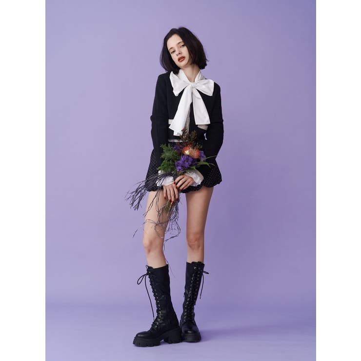 スリーブフリルビッグボウタイブラウス | jouetie | 詳細画像13 