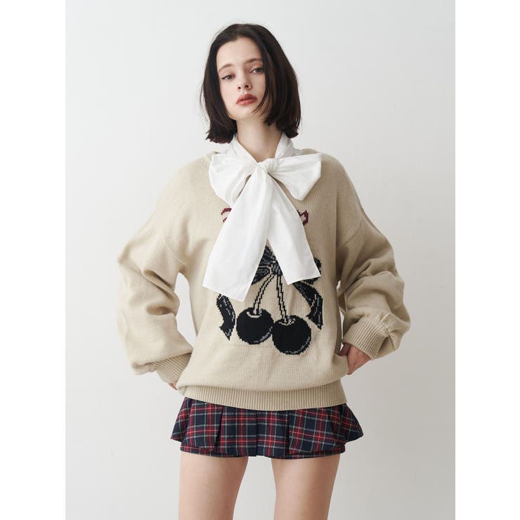 スリーブフリルビッグボウタイブラウス | jouetie | 詳細画像17 