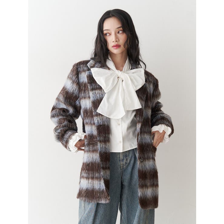 スリーブフリルビッグボウタイブラウス | jouetie | 詳細画像19 