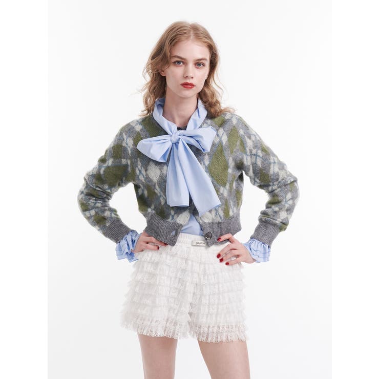 スリーブフリルビッグボウタイブラウス | jouetie | 詳細画像2 