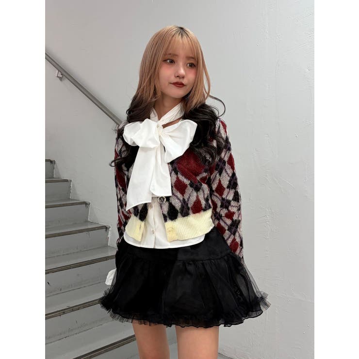 スリーブフリルビッグボウタイブラウス | jouetie | 詳細画像29 