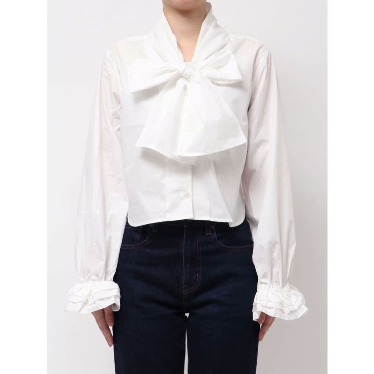 スリーブフリルビッグボウタイブラウス | jouetie | 詳細画像35 