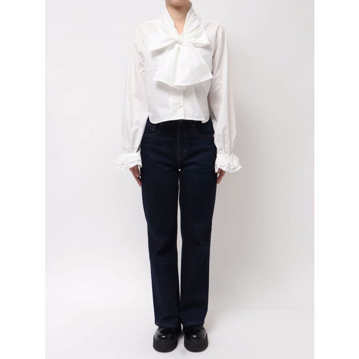 スリーブフリルビッグボウタイブラウス | jouetie | 詳細画像42 