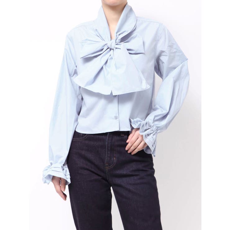 スリーブフリルビッグボウタイブラウス | jouetie | 詳細画像47 