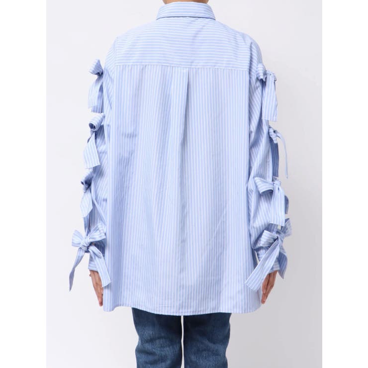 【WEB限定】リボンスリーブBIGシャツ | jouetie | 詳細画像19 