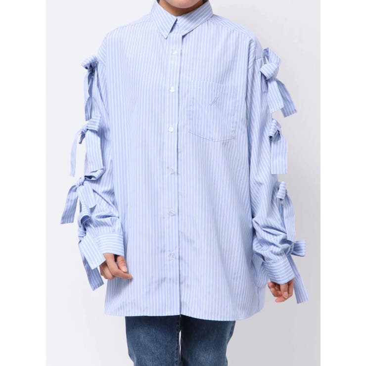 【WEB限定】リボンスリーブBIGシャツ | jouetie | 詳細画像27 