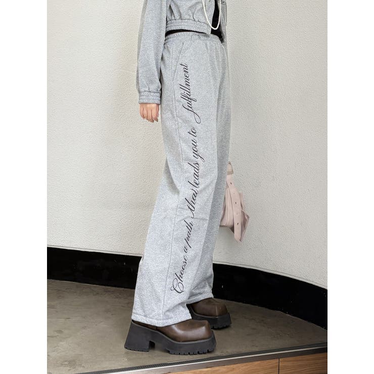 【WEB限定】ラメスウェットルーズパンツ【セットアップ対応】 | jouetie | 詳細画像1 