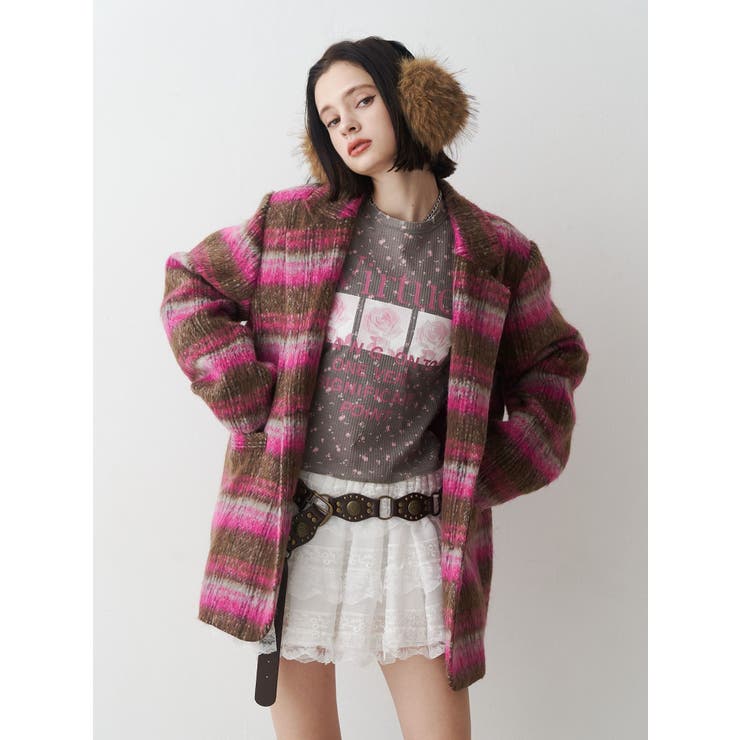 ドッキングレースフリルミニスカパン | jouetie | 詳細画像3 