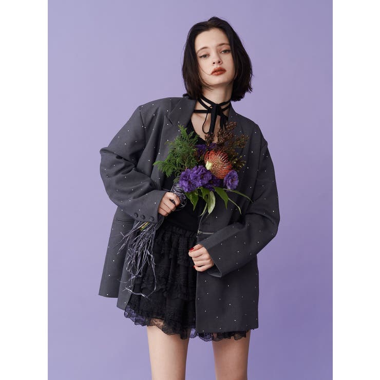 ドッキングレースフリルミニスカパン | jouetie | 詳細画像8 