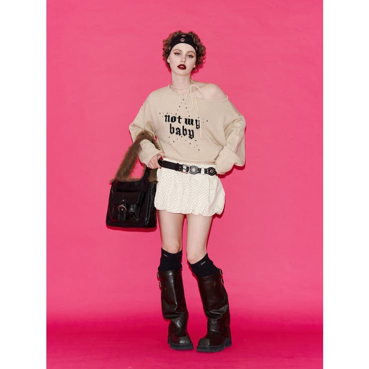 パターンバルーンミニスカパン | jouetie | 詳細画像3 