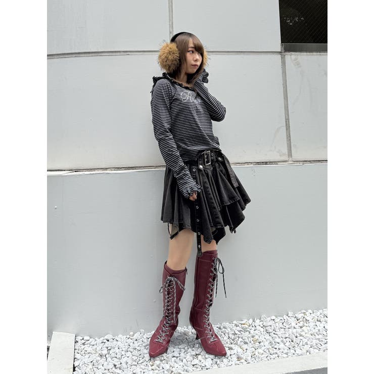 ボクシングレースアップブーツ | jouetie | 詳細画像9 