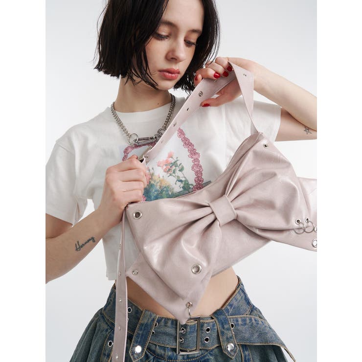 ピンク | リボンベルトハンドBAG | jouetie