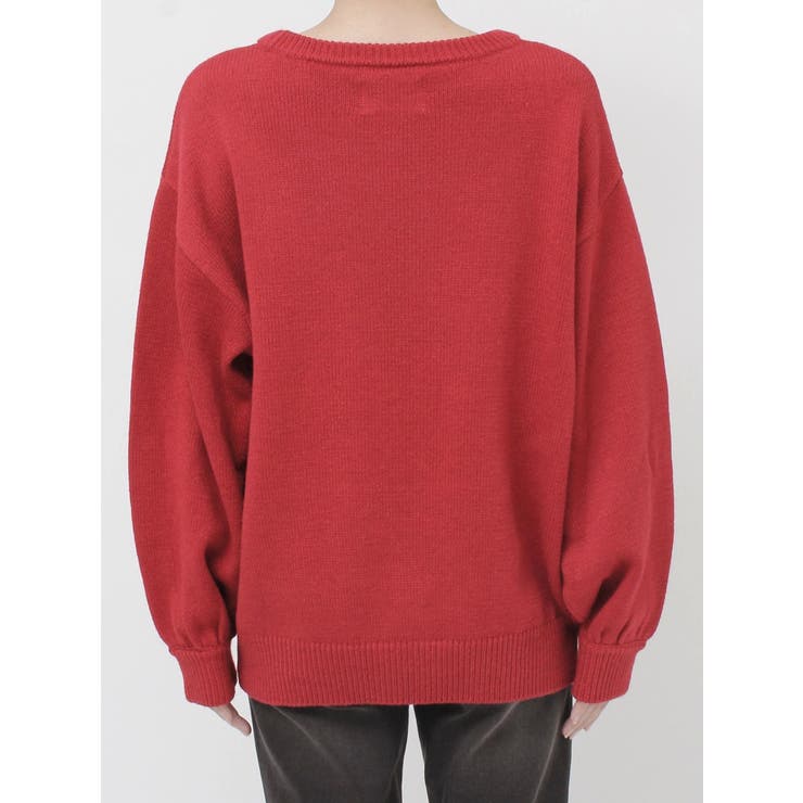 DOGジャガードルーズニット | jouetie | 詳細画像48 