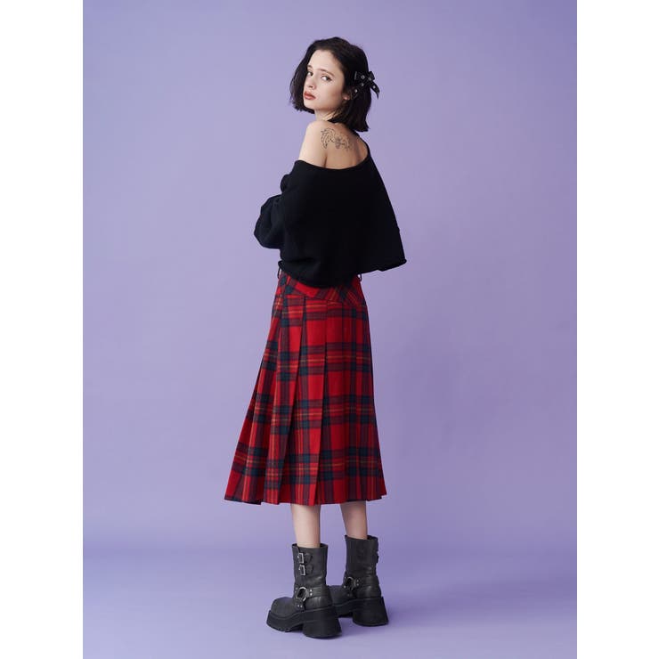 ワンショルスタッズショートニット | jouetie | 詳細画像12 